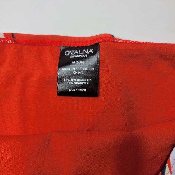 Catalina Women's Wildflower Bra Cup Swimsuit Sz Medium 8/10 - Picture 7 of 8